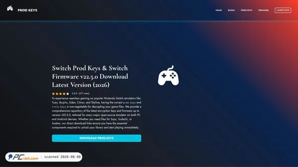 prodkeys.io screenshot