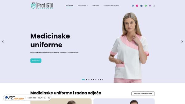 profistil.ba Screenshot