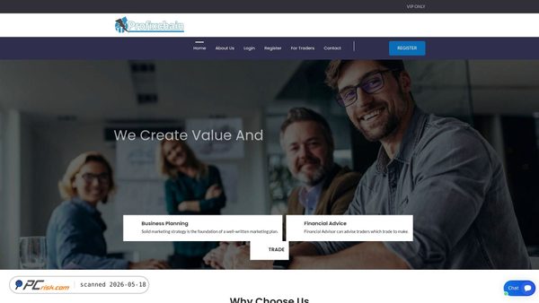 profixchain.com screenshot