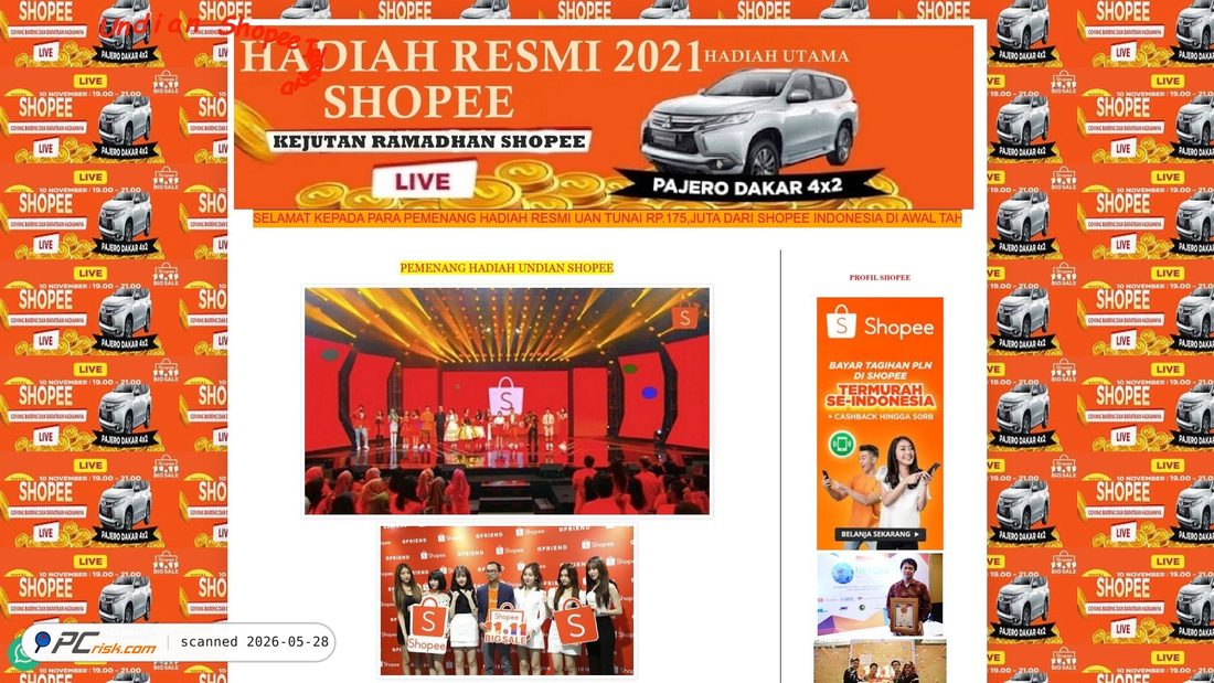 Screenshot of program-hadiah75.blogspot.com