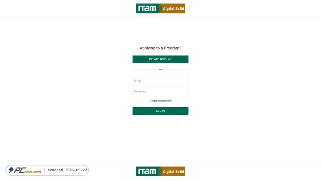 Screenshot of programas.itamdigitalexed.org
