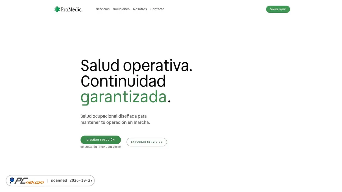 Zrzut ekranu promedic.com.mx