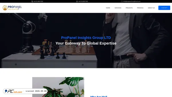 Screenshot van propanelinsightsuk.com