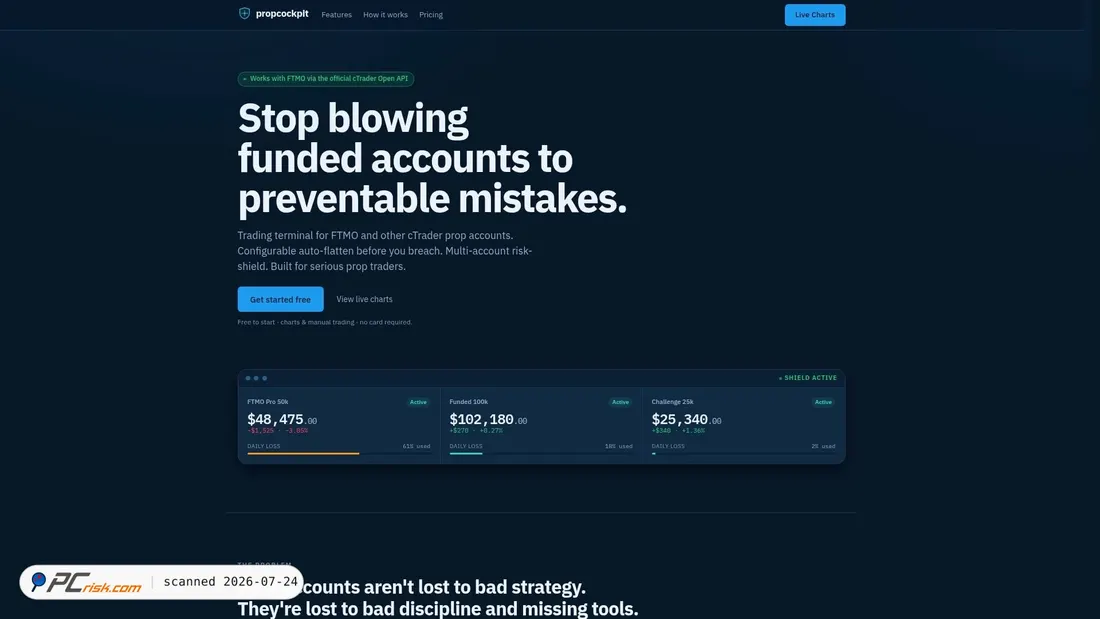 Screenshot of propcockpit.com