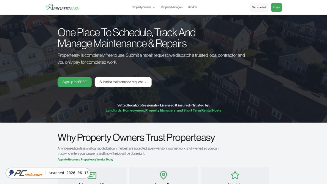 Screenshot di properteasy.com
