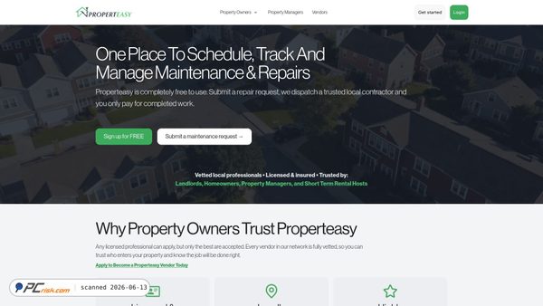 properteasy.com screenshot
