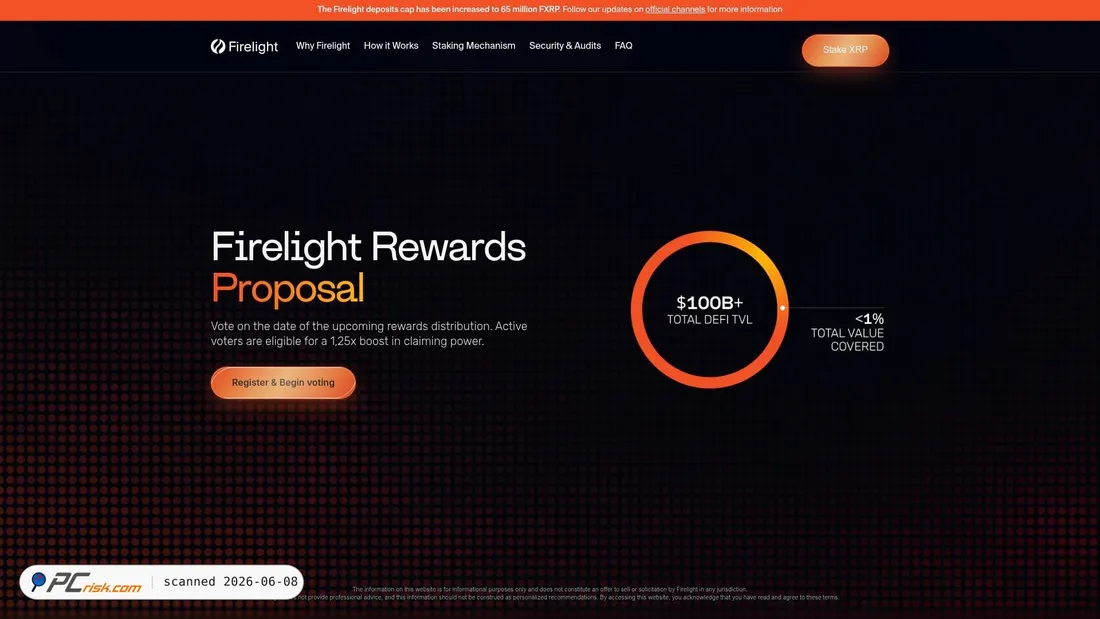 Screenshot of proposals-firelightfoundation.com