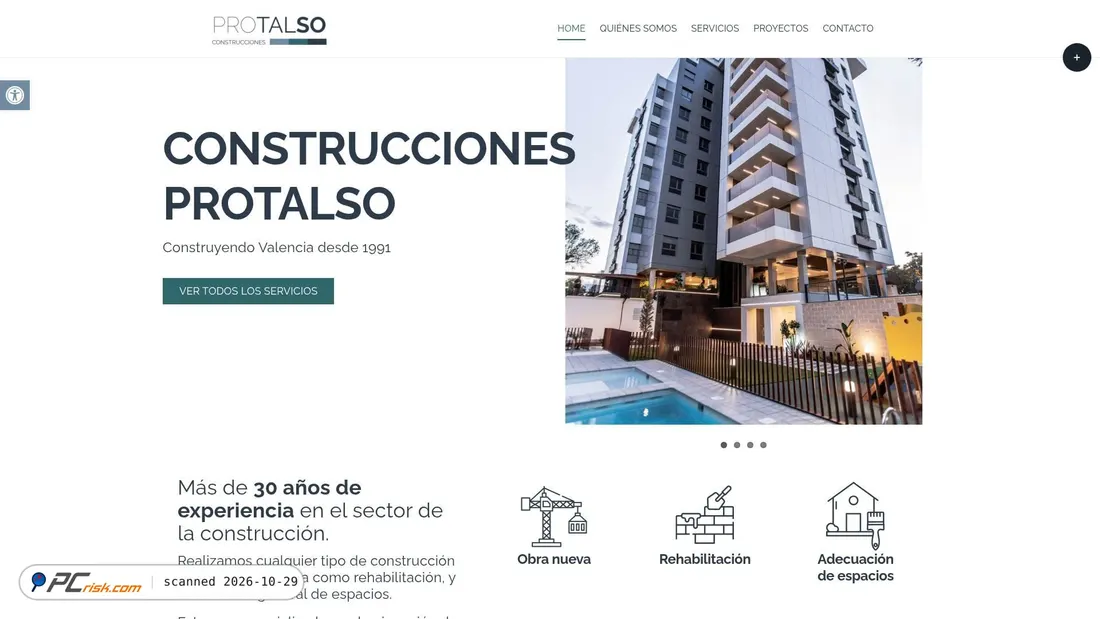 Screenshot von protalso.com