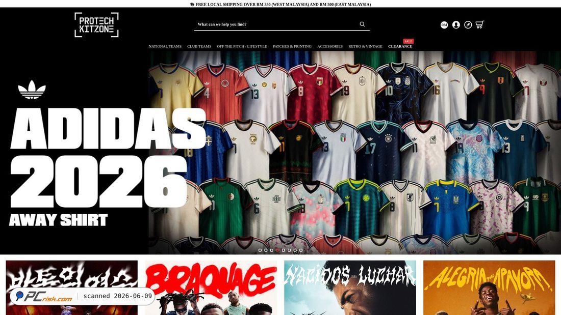 Screenshot di protechkitzone.com