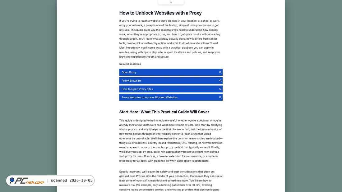 Screenshot di proxiyum.com