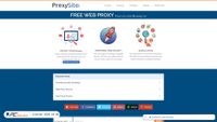 Captura de proxysite.com