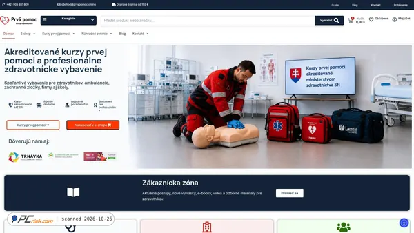 Screenshot di prvapomoc.online