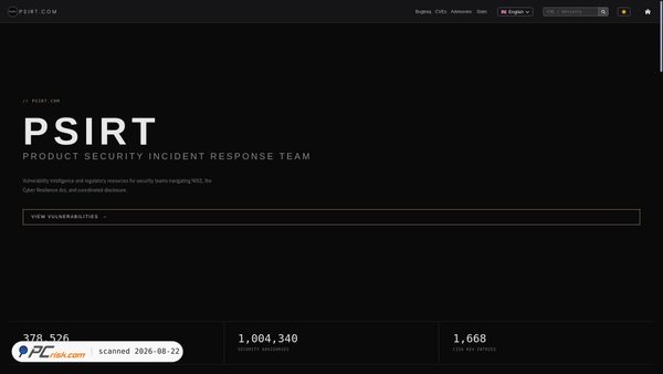 psirt.com Screenshot