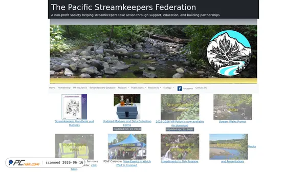pskf.ca screenshot