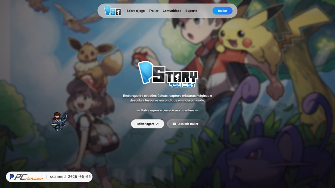 Captura de pantalla de pstoryonline.com