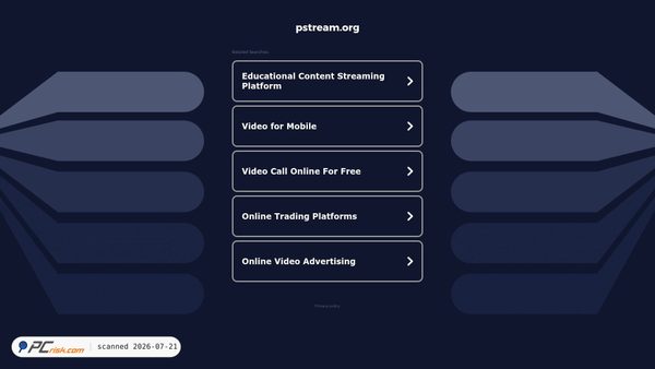 pstream.org screenshot