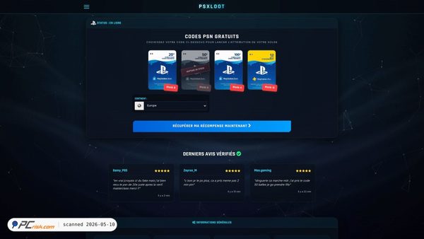 psxloot.info screenshot