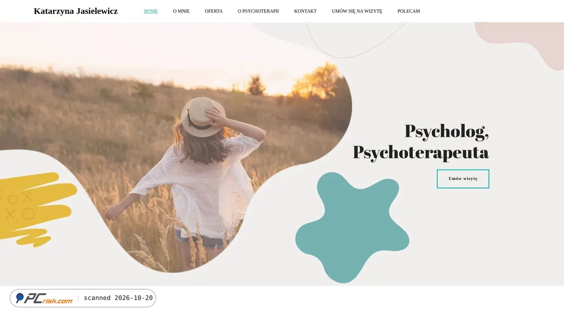 Screenshot of psychoterapeutapsychodynamiczny.pl