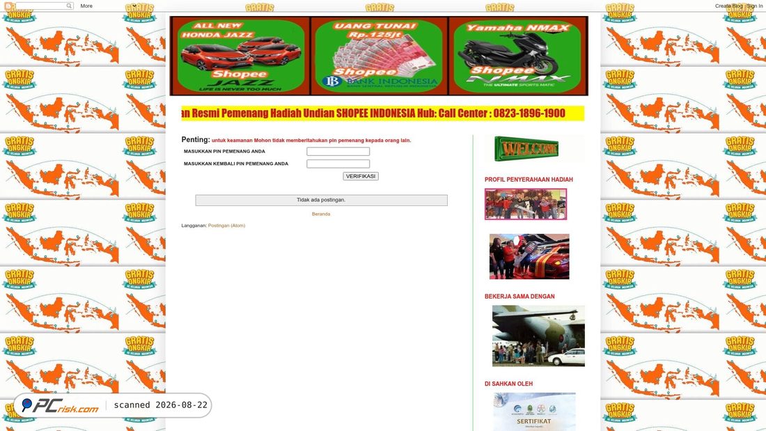 Screenshot van ptshopee896.blogspot.com