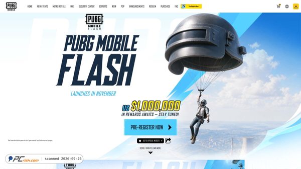 Zrzut ekranu pubgmobile.com