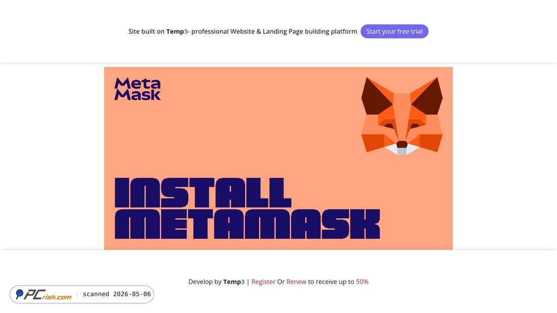 Screenshot of public-metamask-x-login.tem3.io