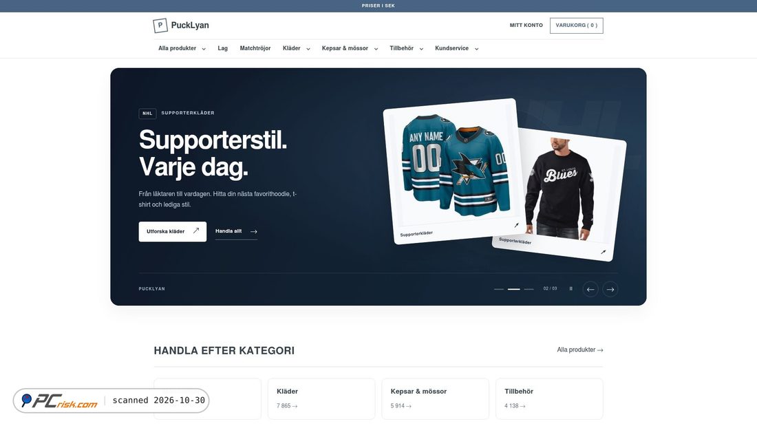 Screenshot of pucklyan.com