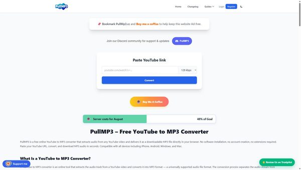 pullmp3.cc Screenshot