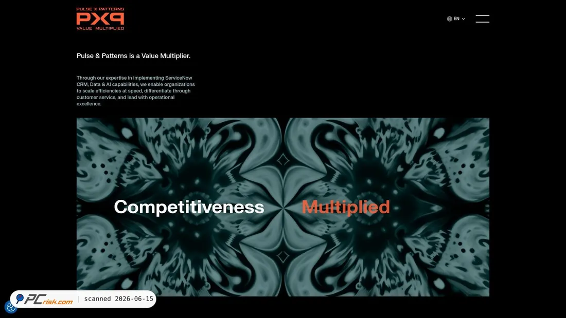 Screenshot di pulsepatterns.com
