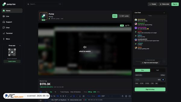 pump-chatstreaming.fun screenshot