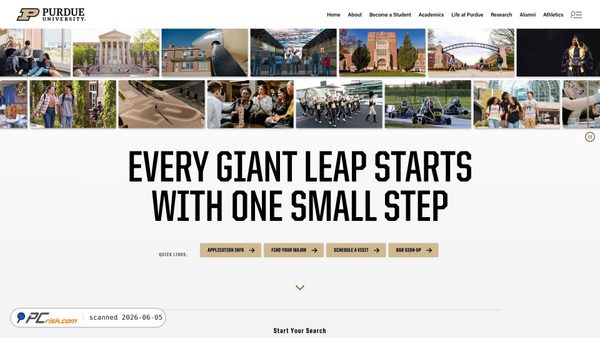 purdue.edu screenshot