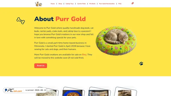 purrgold.com screenshot