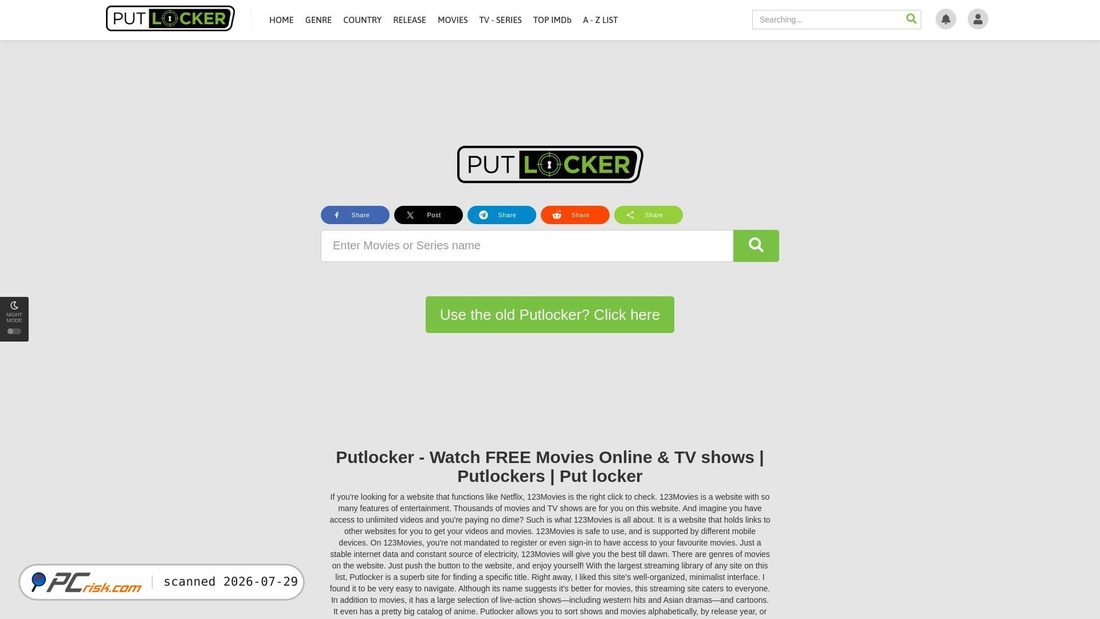 Screenshot of putlocker.best