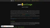 Screenshot di pwn.college
