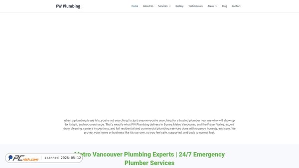 pwplumbing.ca screenshot