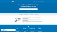 pypi.org screenshot