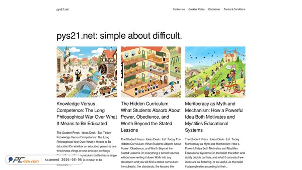 pys21.net screenshot