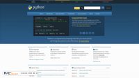 python.org screenshot