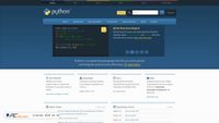 python.org screenshot