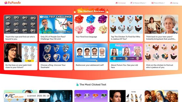 pzpanda.com screenshot