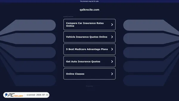 qalkrecite.com screenshot