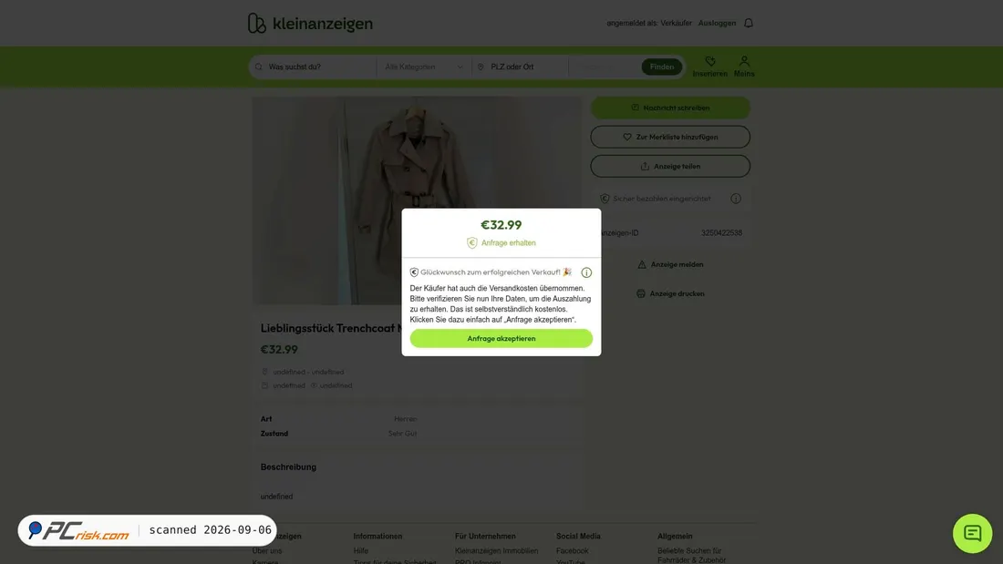 Zrzut ekranu qc3e0.fg-kleinanzeigen.de