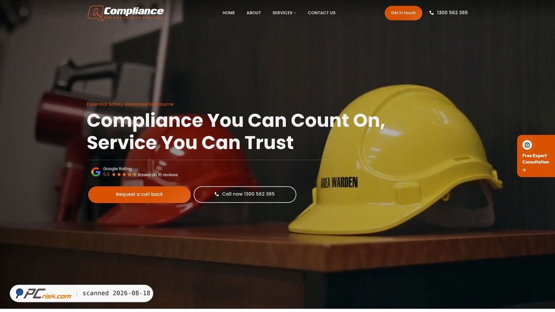 Screenshot of qcompliance.com.au