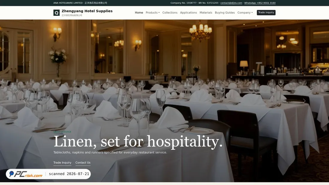 Screenshot of qfyts.com