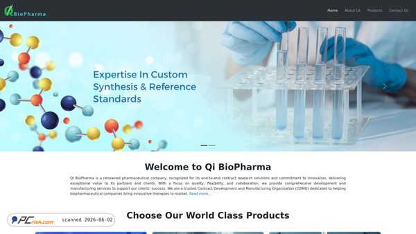 qibiopharma.com screenshot