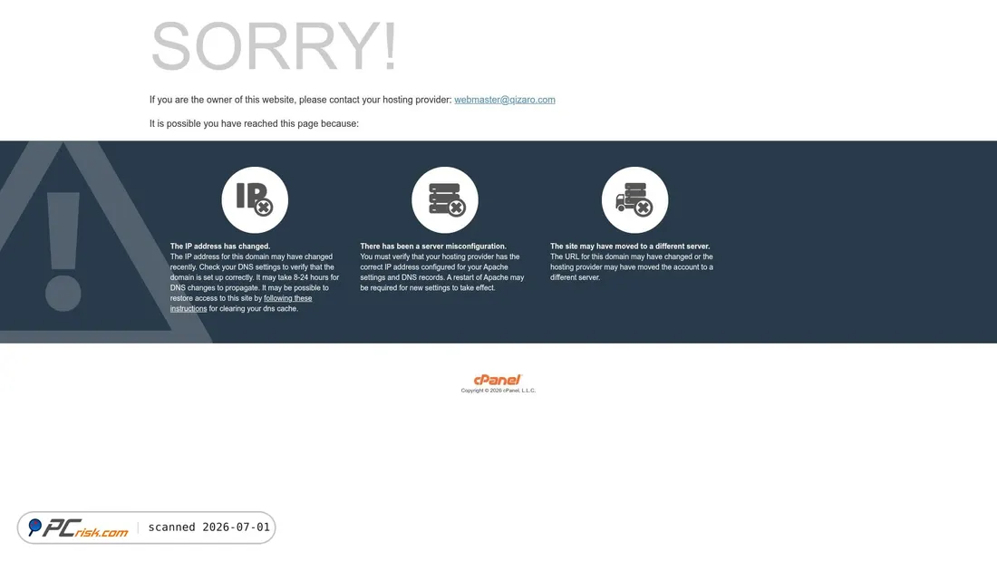 Screenshot of qizaro.com