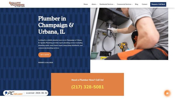qualityplumbingcu.com screenshot