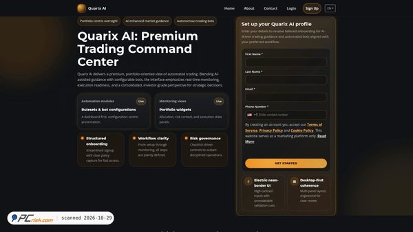 quarix-ai.click Screenshot