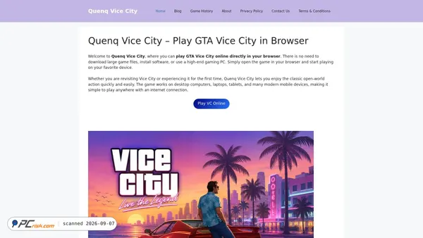 Screenshot di quenqsvicecity.com