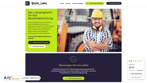 quick-lohn.de screenshot
