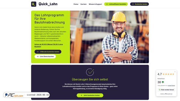 quick-lohn.de screenshot